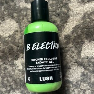 Lush cosmetics B Electro shower gel
